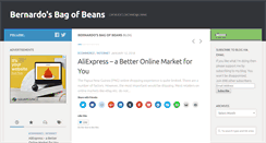 Desktop Screenshot of bernardosbagofbeans.com